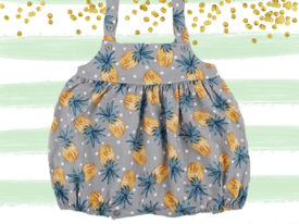 Pina Pineapple Romper Grey PR 1